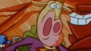 Supercow vs Red Guy but it gets distorted every beating (High Quality)