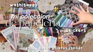 mi colección de papelería 2022 stickers, sellos, washitapes