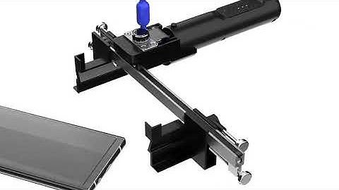 Cutting Curved Straight Screen with TBK-928 Mini Cutting Machine | Use Tutorial