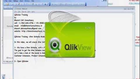 Qlikview Basic Tutorial - Star Schema Model - Free Training Part-2-of-40