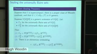 MM70 - Hugh Woodin - Formulating the axiom V = Ultimate L