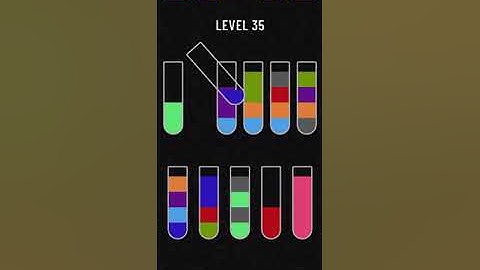 Water sort puzzle game Level 35