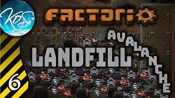 Factorio Landfill Avalanche! Ep 6:  - Production Scrap 2 mod - MP Coop Gameplay
