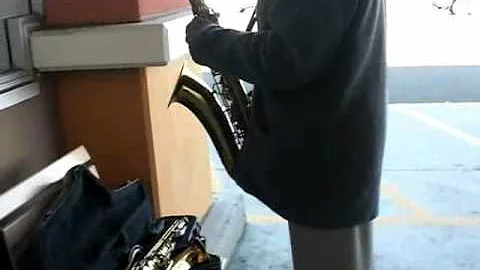 Ken testing my Selmer MKV