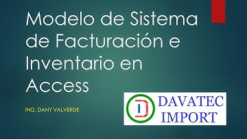 Modelo de un Sistema de Facturación en Access