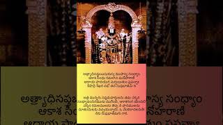 Sri Venkateswara Suprabhatam - Sri Venkateswara Suprabhatam