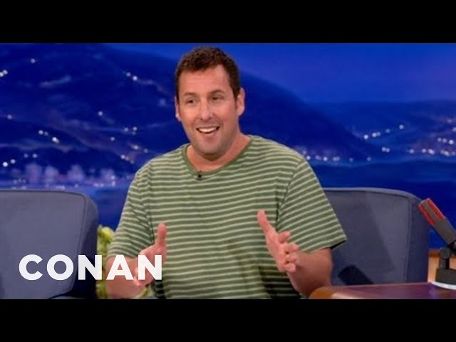 Adam Sandler Really Wants To See Shaq's Junk - CONAN on TBS