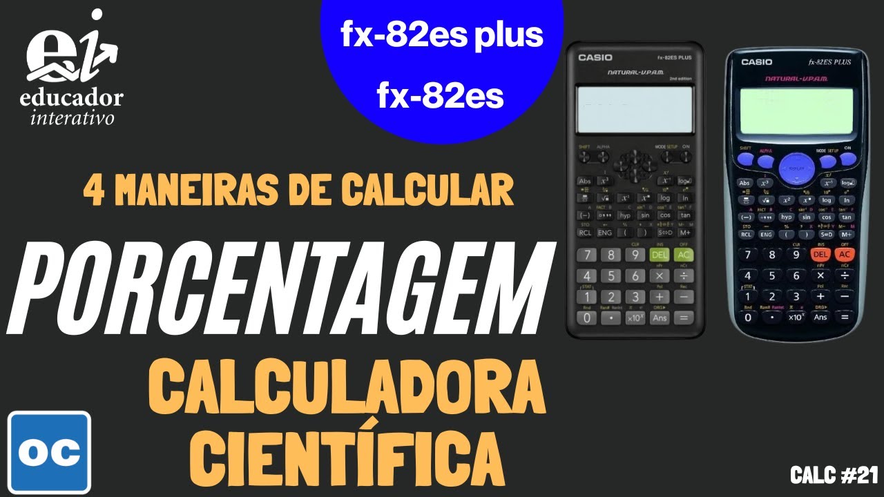 Quatro formas de calcular PORCENTAGEM na Calculadora Científica CASIO ...
