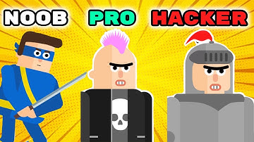 Mr Ninja - Noob vs Pro vs Hacker