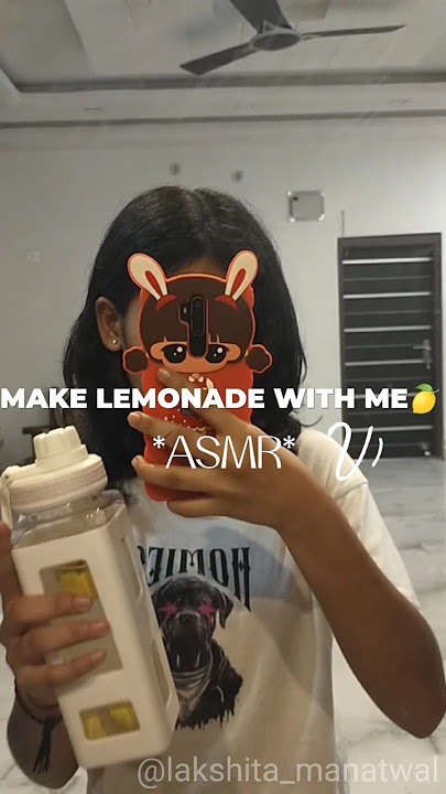 Aesthetic lemonade making *ASMR* #shorts #aesthetic #asmr #ghost #drama #amnse #trending #trend #fyp