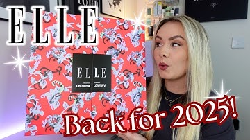 *EXCLUSIVE UNBOXING* ELLE BEAUTY ADVENT CALENDAR 2025 - BACK WITH A BANG!💥 AD | MISS BOUX