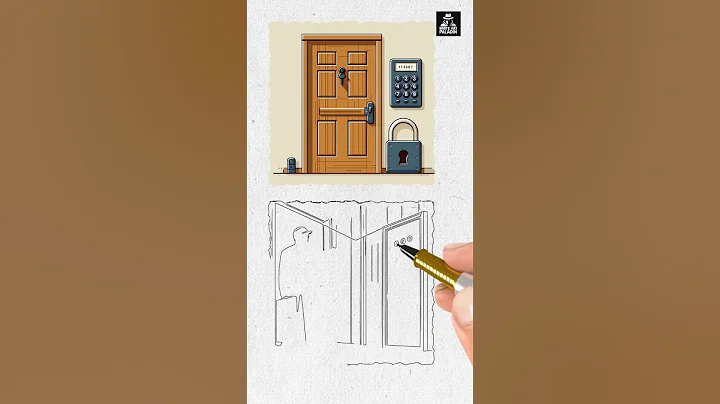 2FA Explained in 10 Seconds — Door Lock Analogy 🔐 #onlinesafety #cybersecurity