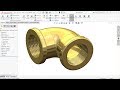 SolidWorks Tutorial How to make Pipe Elbow