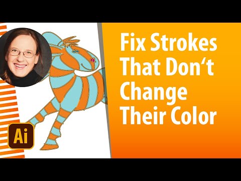 How to Fix Strokes That Don't Change Their Color in Illustrator