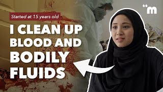 15 Year Old Cleans Up After Dead Bodies