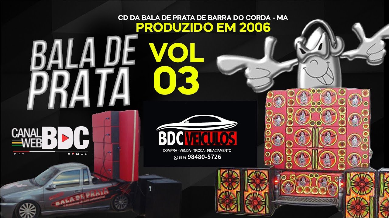 CD BALA DE PRATA VOL. 03 ANO DE 2006 (Kacik DJ)