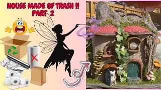 Dead tree house for Jasmine the mouse part 2    #miniature #1:24 scale