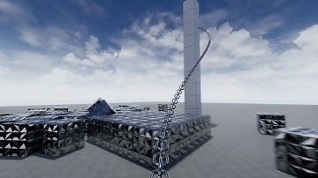 Dynamic Physics Constraint Grappling Chain Demo 2 - Unreal Engine 4