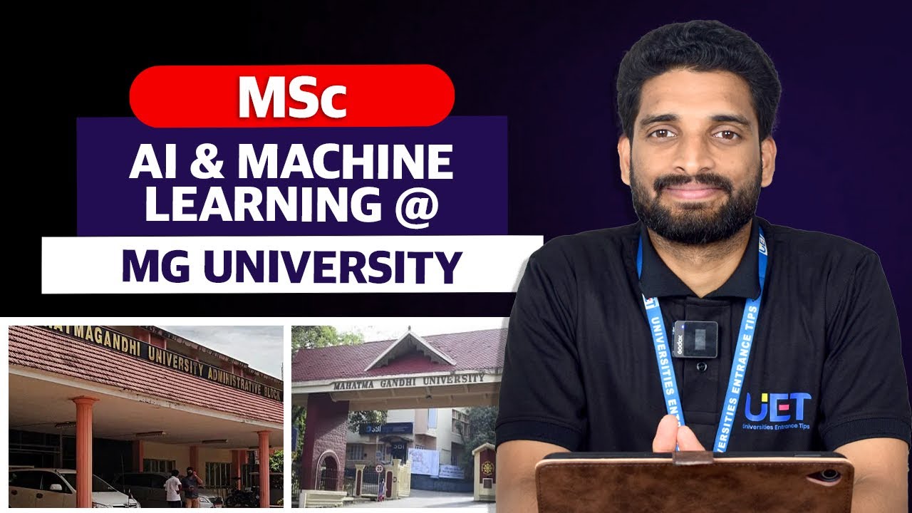 Artificial intelligence and machine learning at mg university - YouTube