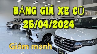 Bảng giá xe cũ mới nhất 25/04/2024 - Thái Học Auto Sài Gòn chuyên thu mua ô tô cũ ​⁠@ThaiHocAuto