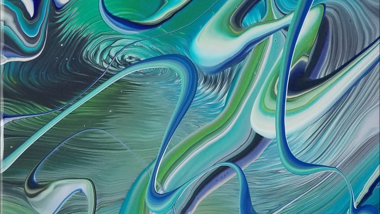 Pouring Rings (12) ACRYLIC POURING Rings and RIBBONS Easy with READY MIXED Paints ...