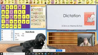 Fundations Level 1 Unit 4 Week 1 Day 5 Dictation