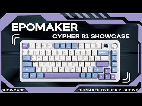 Epomaker Cypher81 Showcase 💙 - YouTube Epomaker Cypher81 Showcase 💙 - YouTube
