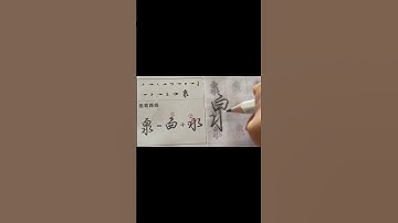 How to write Chinese Character 务 青 告 泉 没 证 衣 #chinesewriting #chinesecharacterwriting #mandarin