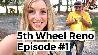 5th Wheel Renovation Episode #1 by Joyfully Growing Blog 2,352 views 3 years ago 5 minutes, 37 seconds