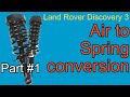 Air to Spring conversion - Land Rover Discovery 3 (2005) Part 1