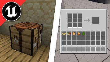 How to Make a Minecraft Crafting System in UE4/UE5