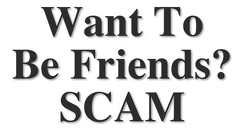 WANT TO BE FRIENDS? SCAM - YouTube Comment Bot - Tenz it