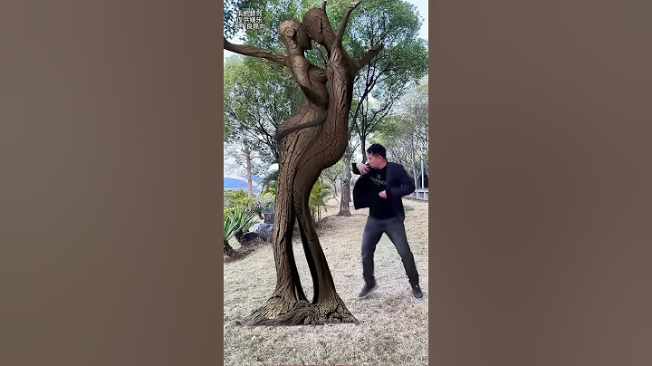 Can't I recognize you if I turn into a tree  Magical tree mobile phone special effects