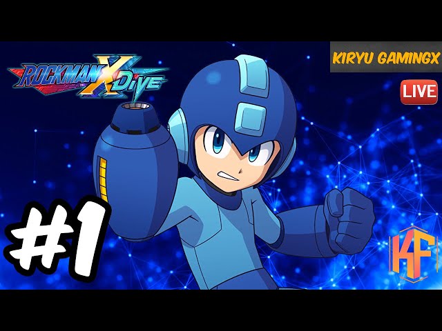 🔴Megaman X Dive (Mobile) LIVE Sessions with KiryuGamingX #1 class=