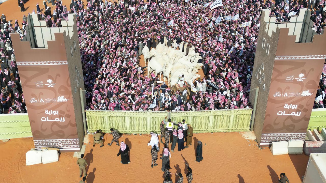 حفل ومسيرة باشات شمر لرجل الاعمال / خالد بن جدعان اللغيصم #باشات_شمر #شمر