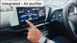 All New I20 Integrated Air Purifier Functioning: Kun Hyundai Hyderabad i20 - Asta (O) variant.