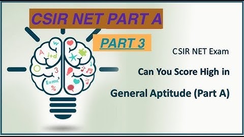 PART A || SOLVED JUNE 2018 CSIR NET|| GATE/Concept of Mathematics