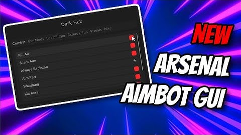 NEW Arsenal Aimbot GUI Script [PASTEBIN]