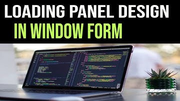 How to Create Modern Splash Screen with Circular Bar using C# | Visual Studio Tutorials