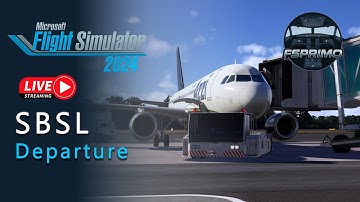 Real Airbus Pilot - SBSL Departure - FS2024 - Fenix A320 #msfs2024 #quest3 #virtualreality #vr