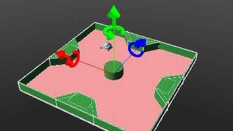 Koala Robot moving in Webots environment using ROS controller