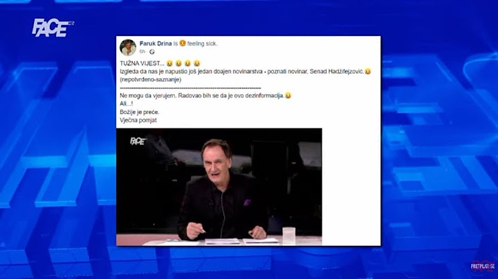 Faruk Drina,estradni menadžer,objavio da je Senad Hadžifejzović umro:Vijest prenijeli brojni portali