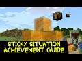 Minecraft sticky situation achievement guide