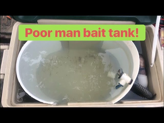CHEAP* DIY Homemade BAIT TANK!! (Under $20!!) 
