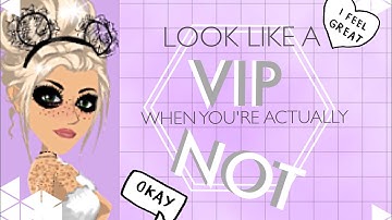 How to Make your MSP character look like A VIP! | reagan 107MSP