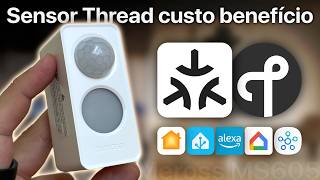 Sensor de presença Matter via Thread custo benefício | Review do Meross Thread Presence Sensor MS605