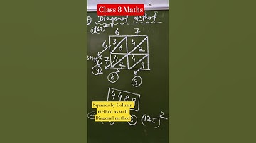 To find SQUARE!!COLUMN Method!! DIAGONAL Method!! #youtubeshorts #trending #youtube #viralvideo