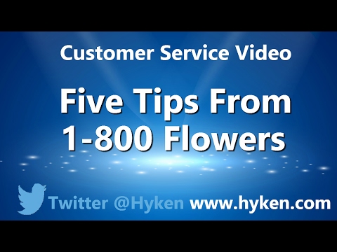 Customer Service Tip: Five Lessons From 1-800-Flowers
