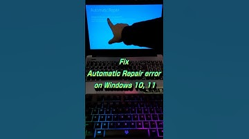 Fix Automatic Repair error on Windows 10, 11 💻 #shortsvideo #youtubeshorts #shorts