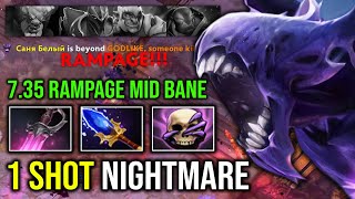 NEW META Khanda + Scepter Mid Bane 1 Nightmare Delete Troll Most Cancer Rampage 4000 HP Dota 2